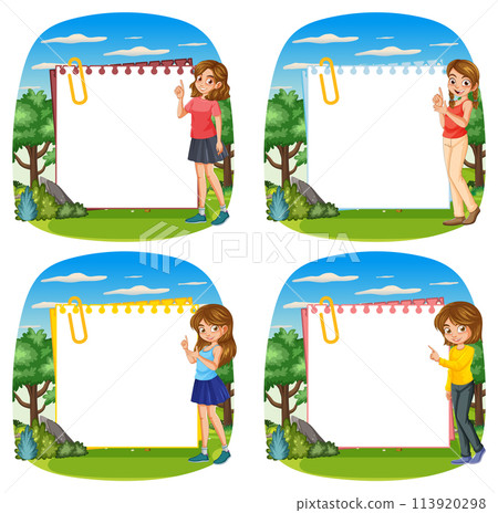 Four Seasons of Outdoor Banner Activities 113920298