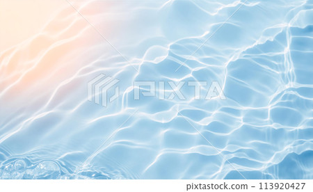 The shimmering, transparent surface of the ocean (AI-generated image) The shimmering, transparent surface of the ocean (AI-generated image) 113920427