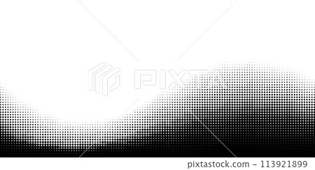 dotted halftone background. copy space. Vector illustration 113921899
