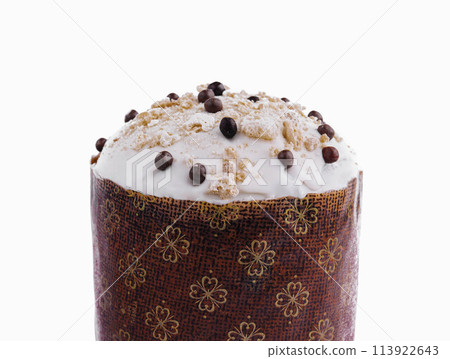 Easter Bun isolated on white background 113922643