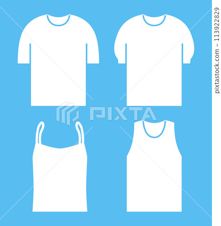 白色 T 卹插圖集 2 白色 T 卹插圖集 2 113922829