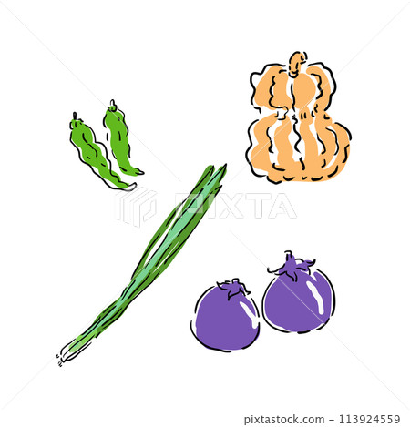 京都蔬菜的插圖 113924559