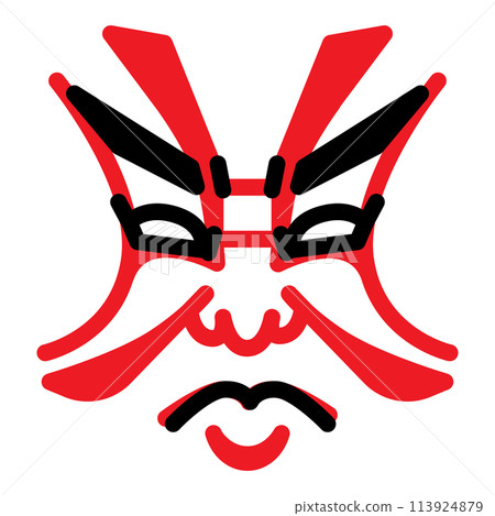 Kabuki icons. 113924879