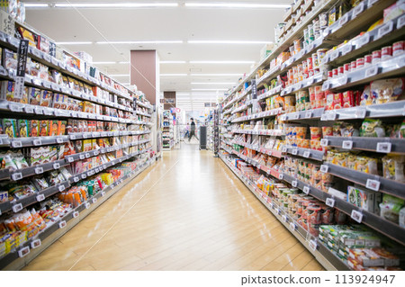 In a supermarket shop In a supermarket shop 113924947