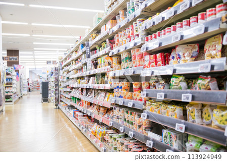 In a supermarket shop 113924949