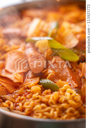 Delicious Korean hotpot Korean cuisine Delicious Korean hotpot Korean cuisine 113925772