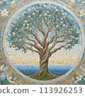 The world's most beautiful tree of life mosaic tile art 113926253