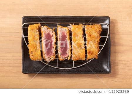 Tuna cutlet Tuna cutlet 113928289