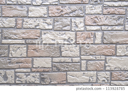 Multicolor stone-like finish for ceramic siding repainting, permanent rich tone method 2 113928785