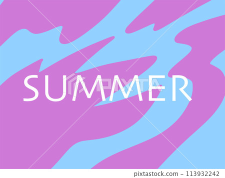 Summer poster liquid simple background Summer poster liquid simple background 113932242