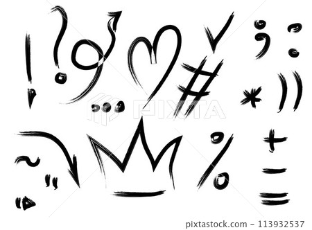 Graffiti squiggle vector flat design grunge 113932537