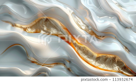 抽象白色背景金箔豪華概念框架 113932674