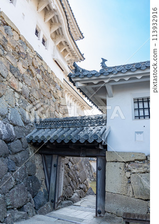 Himeji City, Hyogo Prefecture Himeji Castle's final reserve, Mizu no Nimon Gate Himeji City, Hyogo Prefecture Himeji Castle's final reserve, Mizu no Nimon Gate 113932916