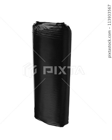 Garbage Bag Roll Isolated. Trash Package 113933567