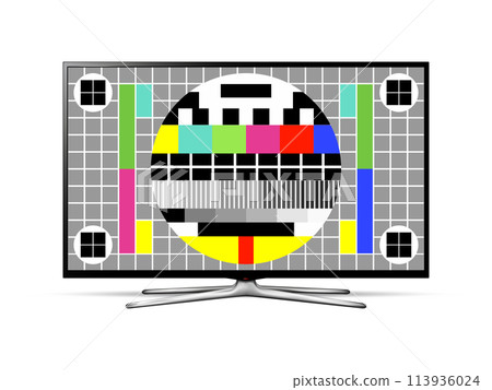 No signal and Television test screen 113936024