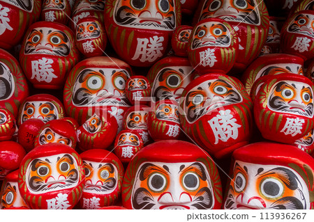 拍攝大阪府箕尾市勝尾寺的達摩 113936267