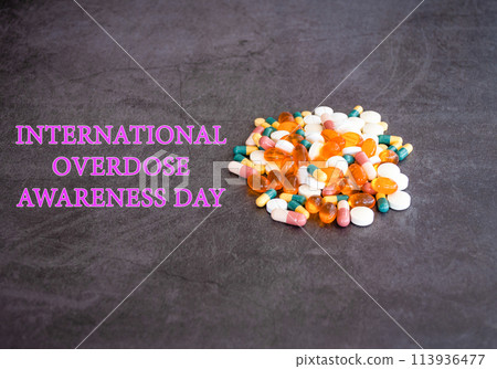 International Overdose Awareness Day is a global campaign that works towards preventing overdose, providing support to families and loved ones of overdose victims, selective focus, blurred background International Overdose Awareness Day is a global campaign that works towards preventing overdose, providing support to families and loved ones of overdose victims, selective focus, blurred background 113936477