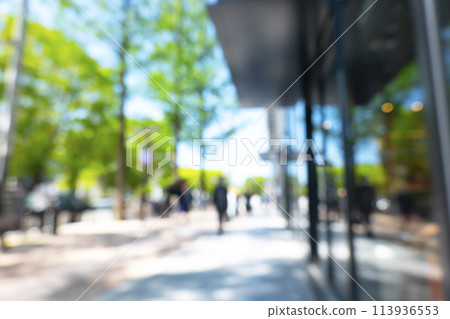 初夏商業區背景虛化 113936553