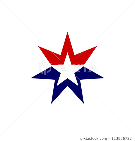 US Star vector Logo Template Illustration Design. Vector EPS 10. US Star vector Logo Template Illustration Design. Vector EPS 10. 113936722