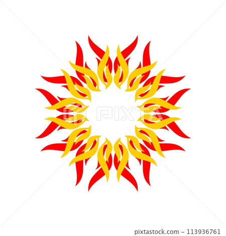 Spirit Star for Yoga Logo Template Illustration Design. Vector EPS 10. Spirit Star for Yoga Logo Template Illustration Design. Vector EPS 10. 113936761