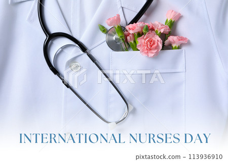 Design for concept of International Nurses day Design for concept of International Nurses day 113936910