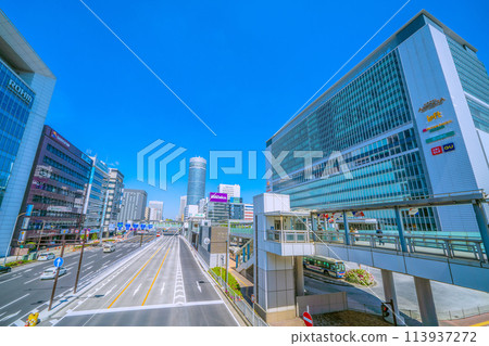 日本橫濱市容 新橫濱車站前、新橫濱站等美麗重生的主幹道景觀=4月25日 113937272