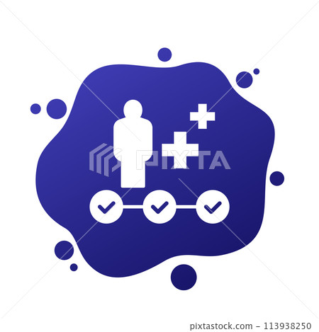 Rehab steps icon for web 113938250