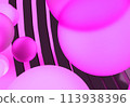 CG Background material of floating glass balls and glass plates CG Background material of floating glass balls and glass plates 113938396