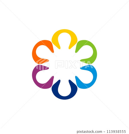 Flower Star Decorative Logo Template Illustration Design. Vector EPS 10. Flower Star Decorative Logo Template Illustration Design. Vector EPS 10. 113938555