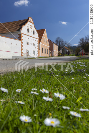 Holasovice village UNESCO site, Southern Bohemia, Czech Republic 113938606