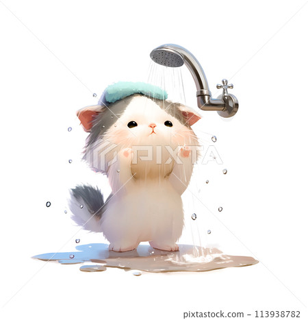 貓角色洗澡 113938782
