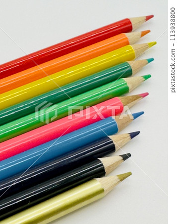 Colorful colored pencil Colorful colored pencil 113938800
