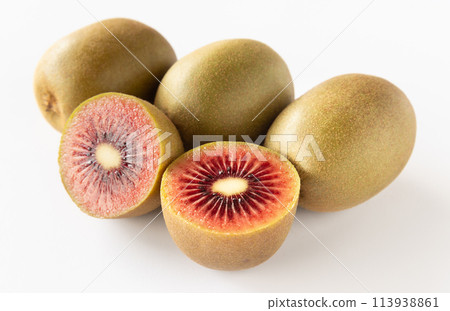 red kiwi fruit red kiwi fruit red kiwi kiwi fruit 113938861