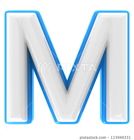 Number And Font 3D Render 113940331