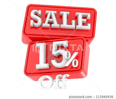 Number And Font 3D Render 113940436