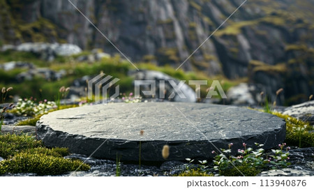 Serene Mountain Slate Display podium 113940876