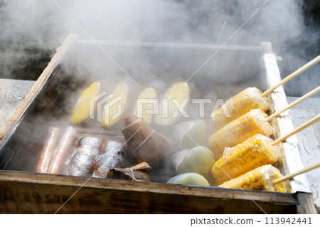 霧島溫泉蒸蔬菜和餃子 113942441