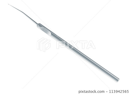 Dental tool, dental explorer probe. 3D rendering 113942565