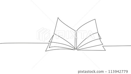 Bible, open book. Literature and library online. Reading books 113942779