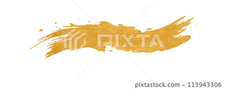 golden brush strokes 113943306