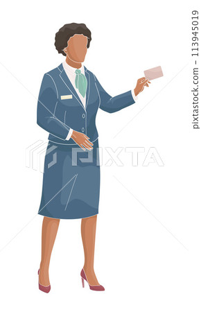 hotel staff female African American character, concierge hotel staff female African American character, concierge 113945019