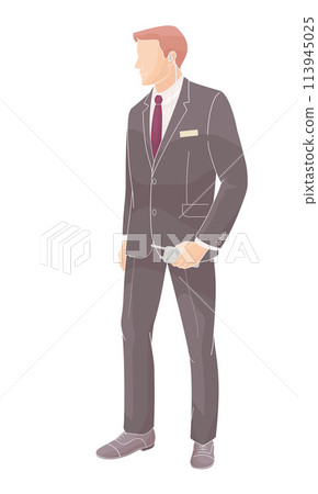 hotel staff   male  character, security 113945025