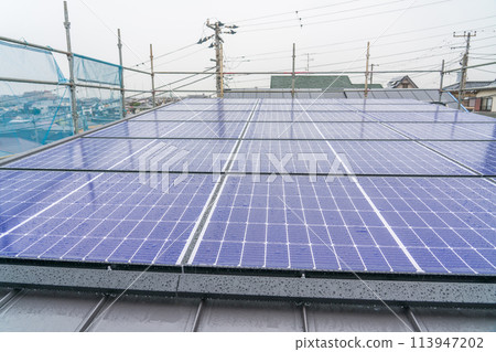 Solar power generation for newly built homes Solar power generation for newly built homes 113947202
