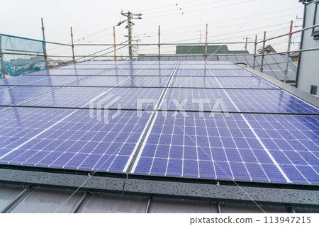 Solar power generation for newly built homes Solar power generation for newly built homes 113947215