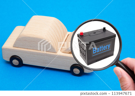 Electric vehicle battery image 113947671