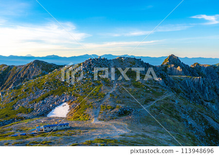 [日出素材]從木曾駒山看日出的絕景[長野縣] 113948696