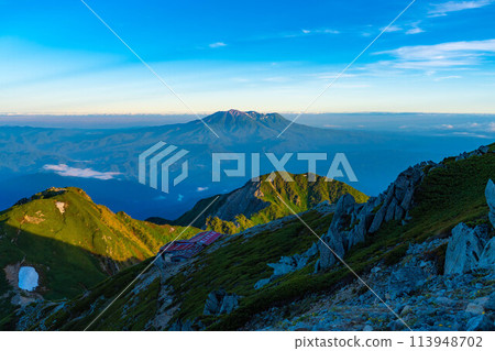 [日出素材]從木曾駒山看日出的絕景[長野縣] 113948702