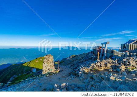 [日出素材]從木曾駒山看日出的絕景[長野縣] 113948708