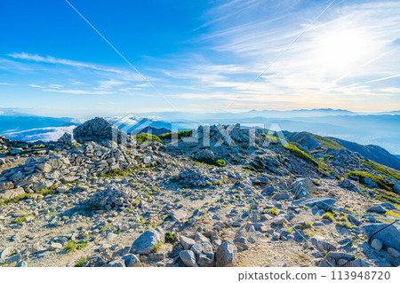 [日出素材]從木曾駒山看日出的絕景[長野縣] 113948720