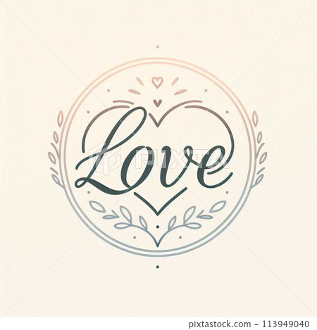 LOVE [Design Logo] 113949040